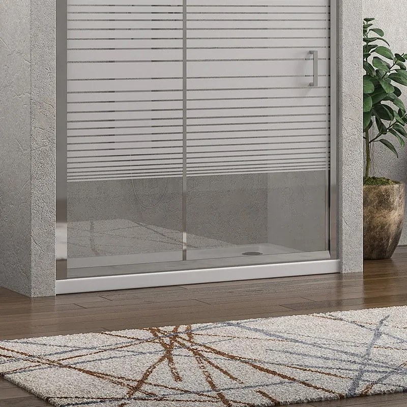 Nicchia cristallo serigrafato 140cm altezza 180cm K410N - KAMALU