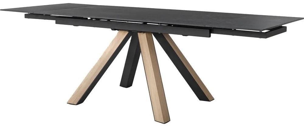 Tavolo da pranzo pieghevole in ceramica 90x160 cm Azur - Marckeric