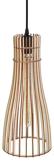 Lampadario su corda BOTTIGLIA 1xE27/24W/230V