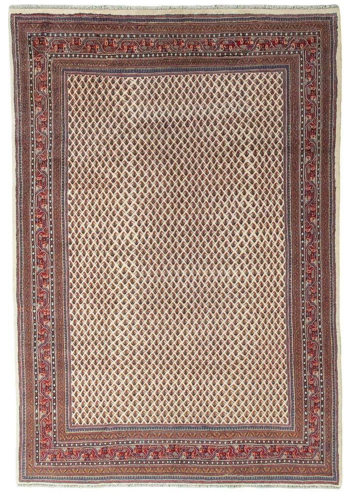 Mir Tappeto 210 x 310 Beige (Iran) Annodato A Mano