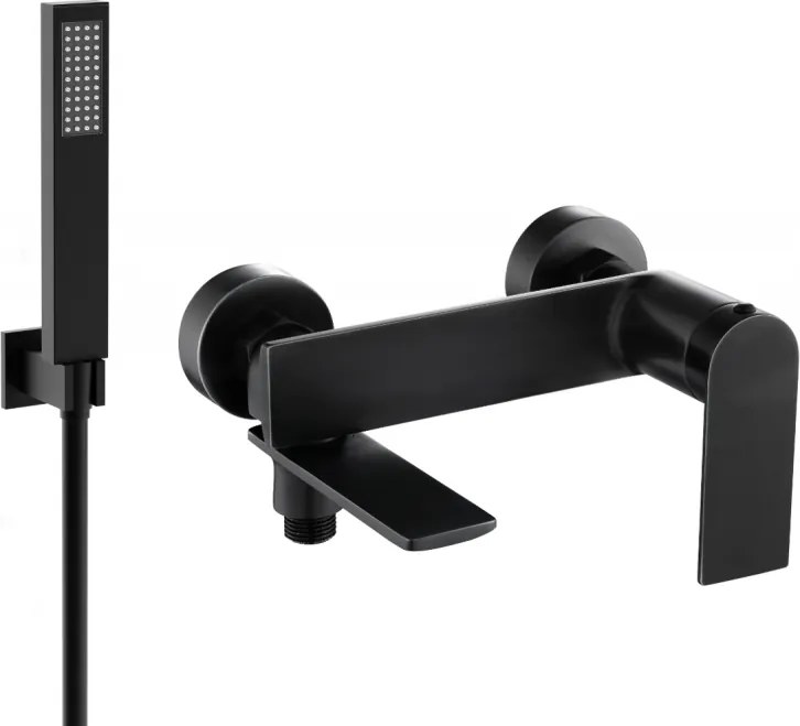 Mexen Zero R02 rubinetteria con set doccia, nero - 7113R02-70