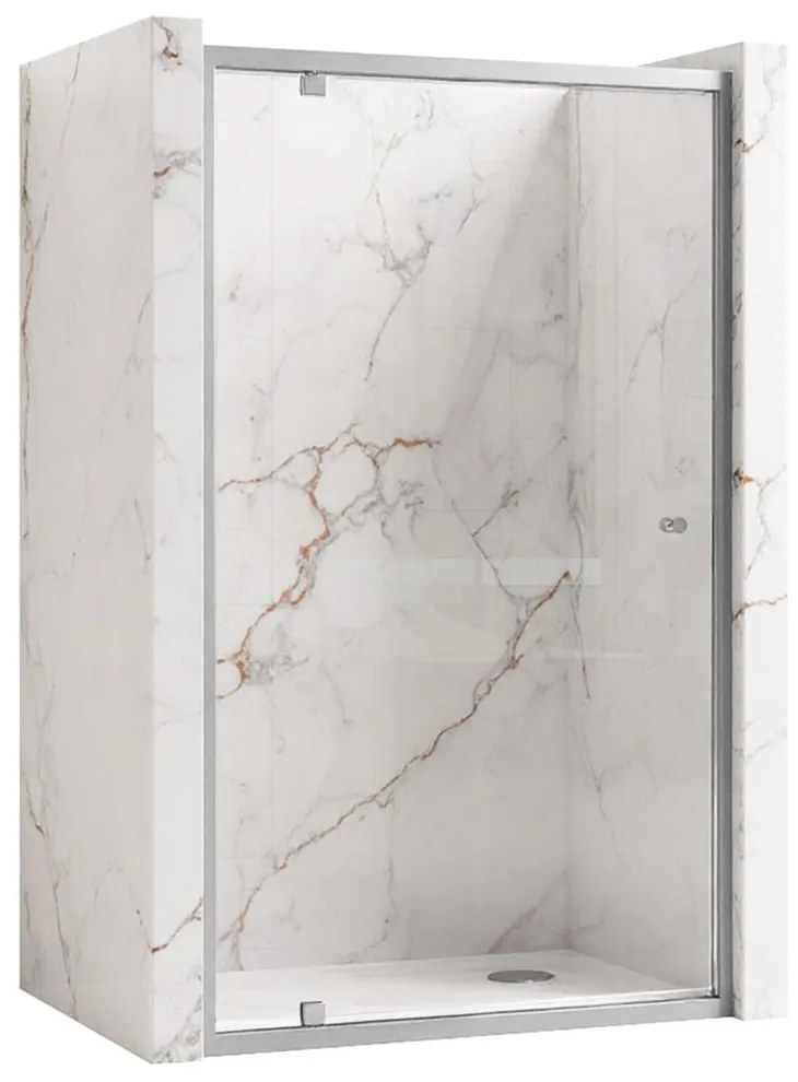 Porta doccia Rea Primo Swing 80 Chrome