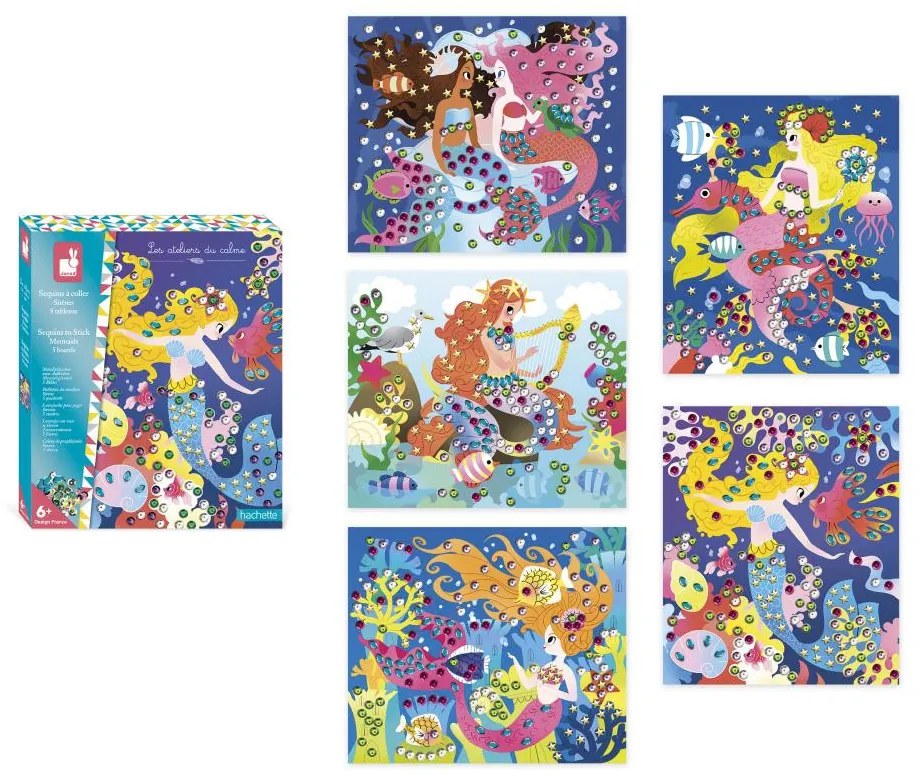 Atelier per bambini maxi - Sirene e paillettes