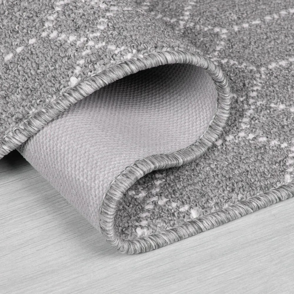 Runner lavabile grigio chiaro 57x230 cm Argyll - Flair Rugs