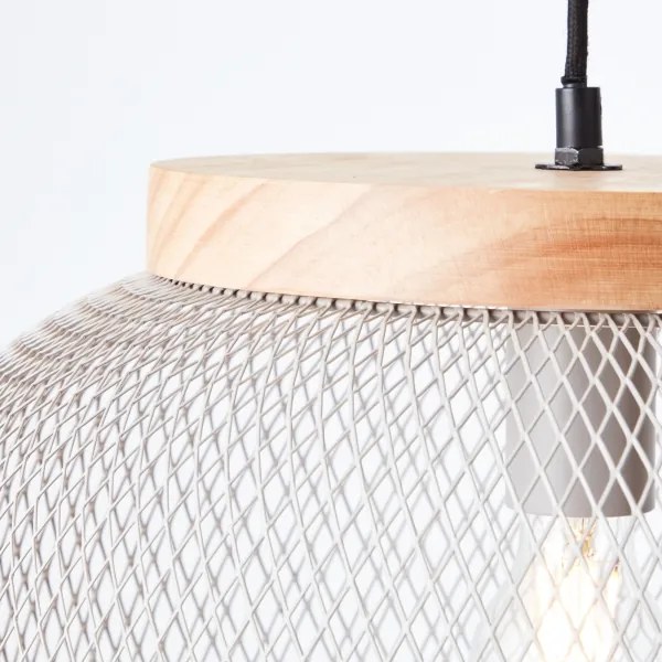 Brilliant - Lampadario a sospensione su cavo GIADA 1xE27/40W/230V Ø 39 cm grigio