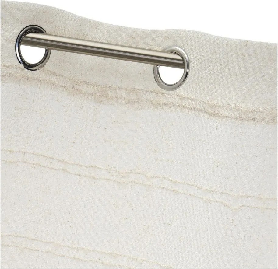 Tenda beige in misto lino 140x260 cm Nodes – Casa Selección