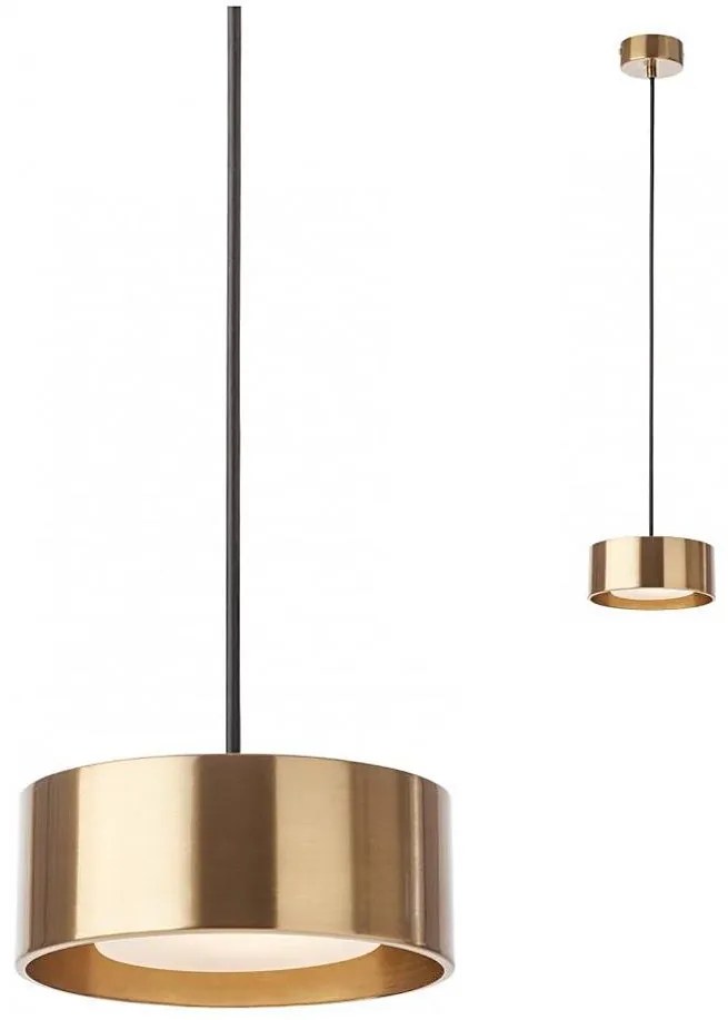 Redo 01-3100 - Lampadario LED a sospensione con filo PUNKT LED/6W/230V diametro 15 cm ottone