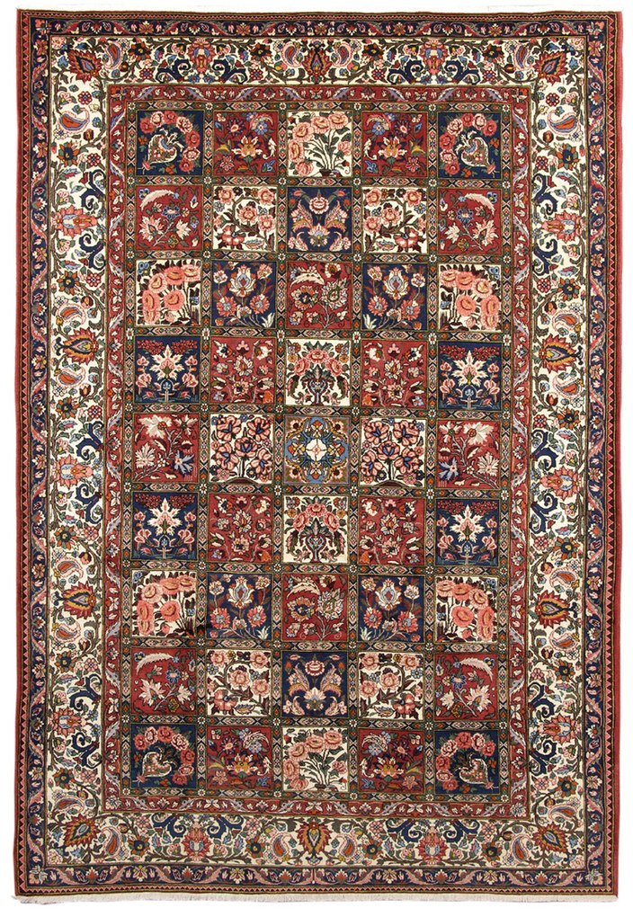 Bakhtiar Tappeto 210 x 310 (Iran) Annodato A Mano