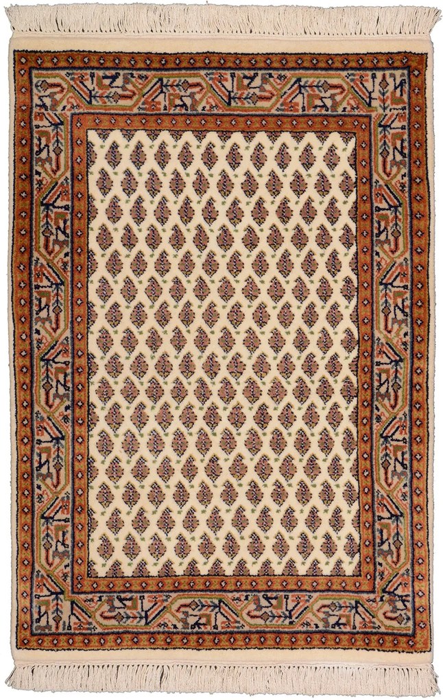 Mir Tappeto 60x90 Beige (Indian) Annodato A Mano