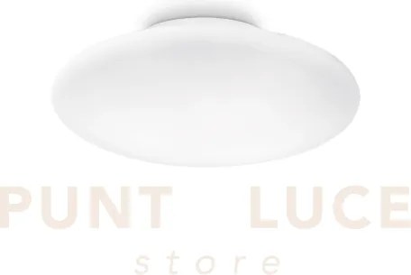 Smarties plafoniera in vetro bianco 3 luci attacco e27 60cm
