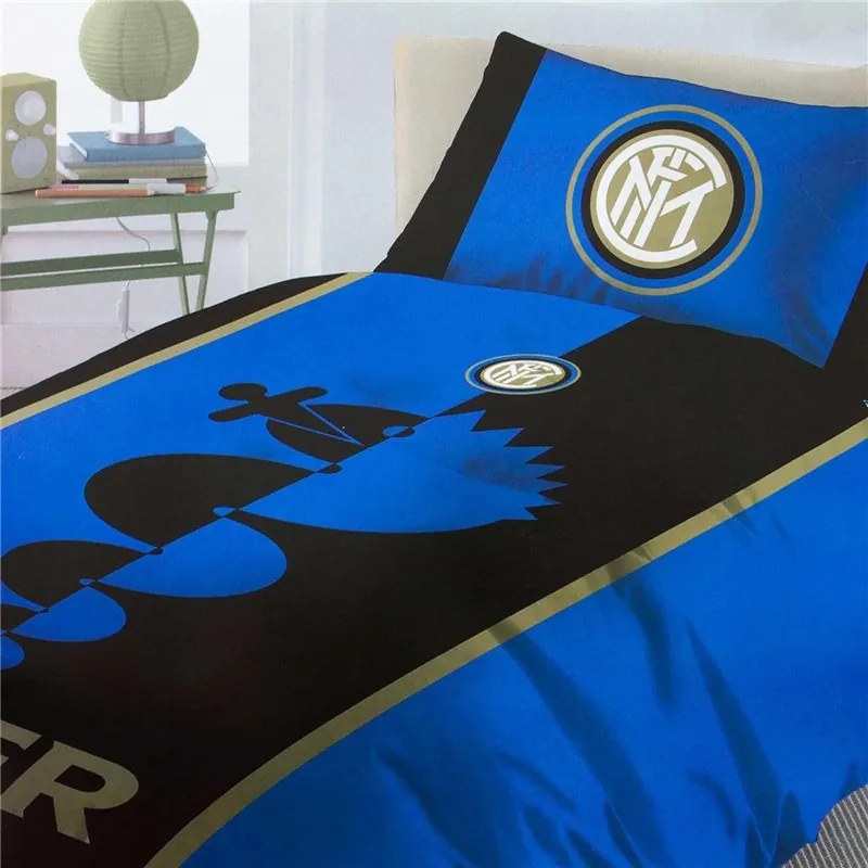 Completo Lenzuola F.C. Inter Ufficiale per letto Singolo