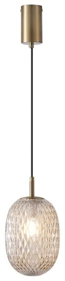 Lampadario a sospensione con filo 1xE14/25W/230V limpido diametro 15 cm