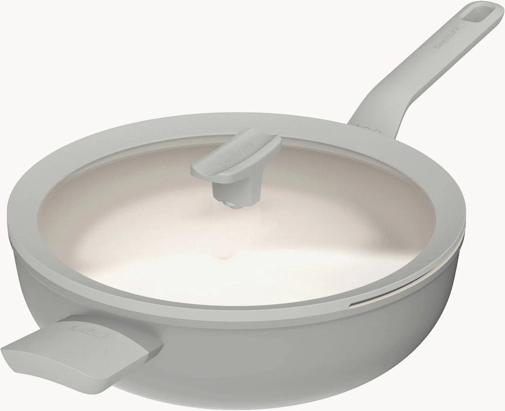 Wok in alluminio con rivestimento antiaderente e coperchio Balance