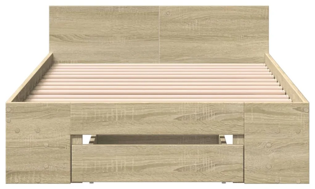 Giroletto cassetto rovere sonoma 90x190 cm legno multistrato