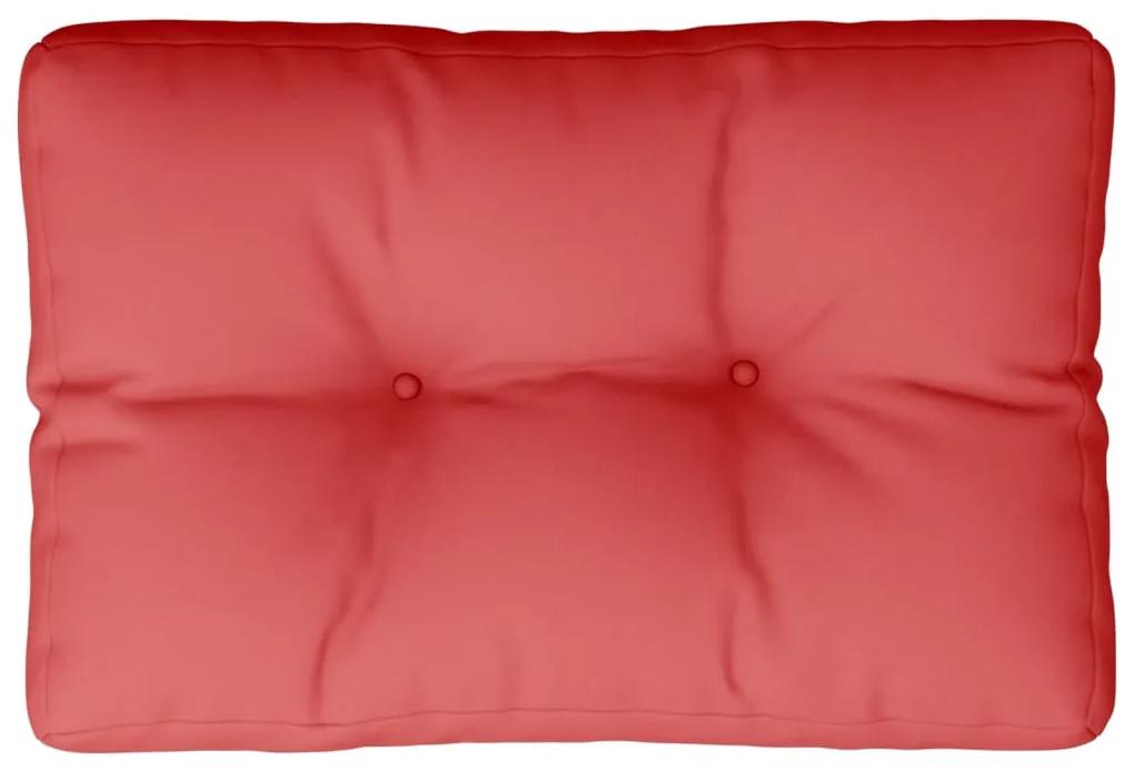 Cuscino per Pallet Rosso 50x40x12 cm in Tessuto