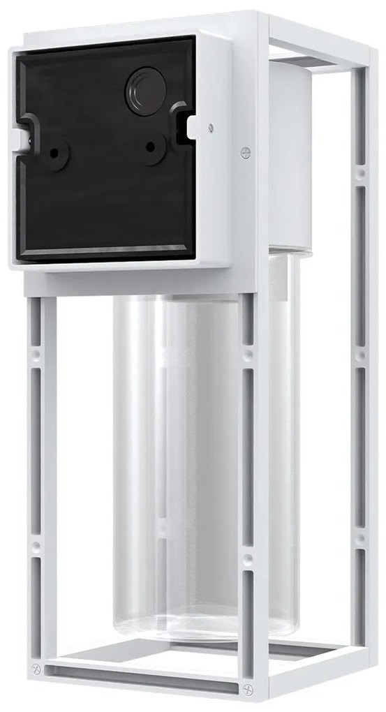 Applique Bianca E27 con Sensore di Movimento IP54 - Serie VIMO