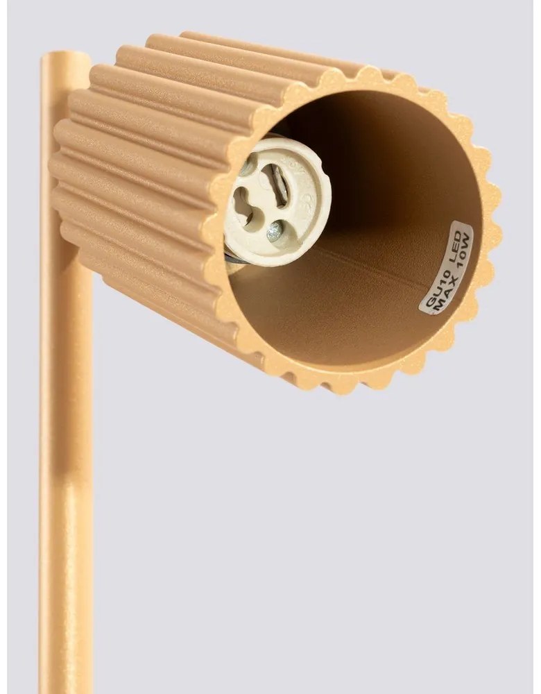 Lampada da tavolo dorata (altezza totale 43 cm) Gleam – Sollux