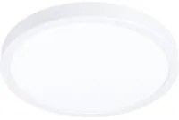 Plafoniera Moderna Fueva 5 Acciaio Bianco Led Integrato 20,5W 3000K