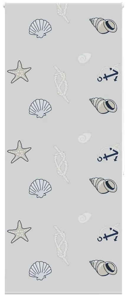 Tenda A Rullo Doccia 110x240 Cm Larghezza Tessuto 106 Cm /