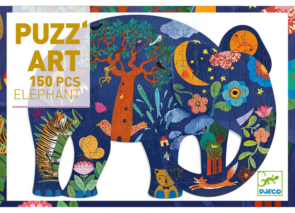 Puzz'Art - elefante - 150 pezzi