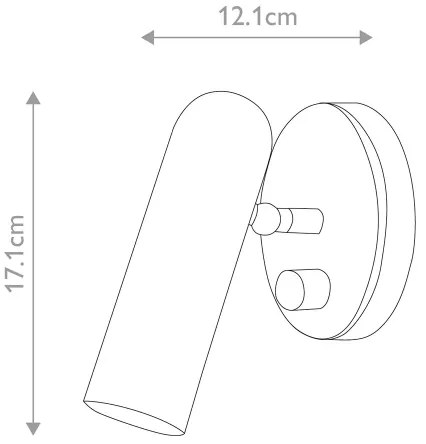 Hinkley HK-DAX1-HB - LED dimmerabile. Lampada da parete DAX LED/9W/230V 3000K dorata