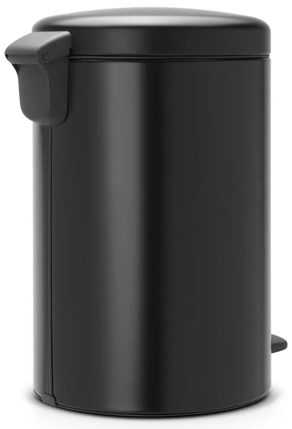 Cestino per la spazzatura nero opaco in acciaio con pedale 20 l NewIcon – Brabantia