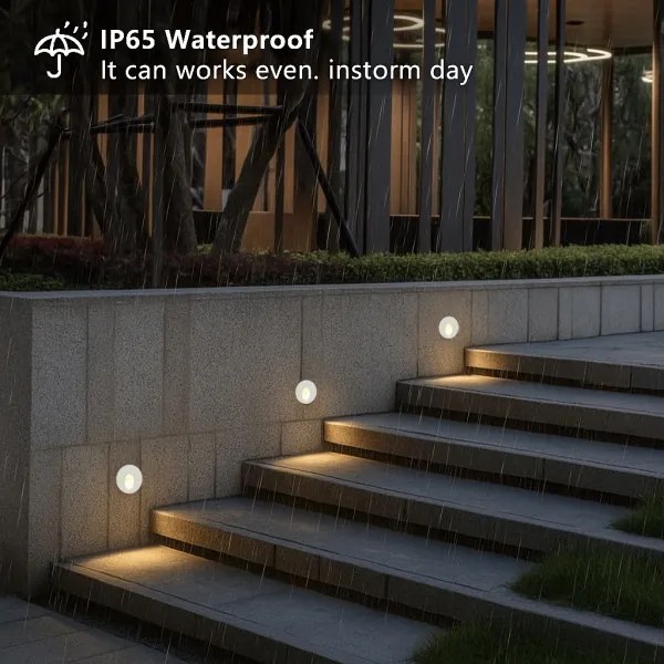 Brilagi - Lampada da incasso a LED per esterni STAIRDOT LED/2W/230V bianca IP65 rotonda