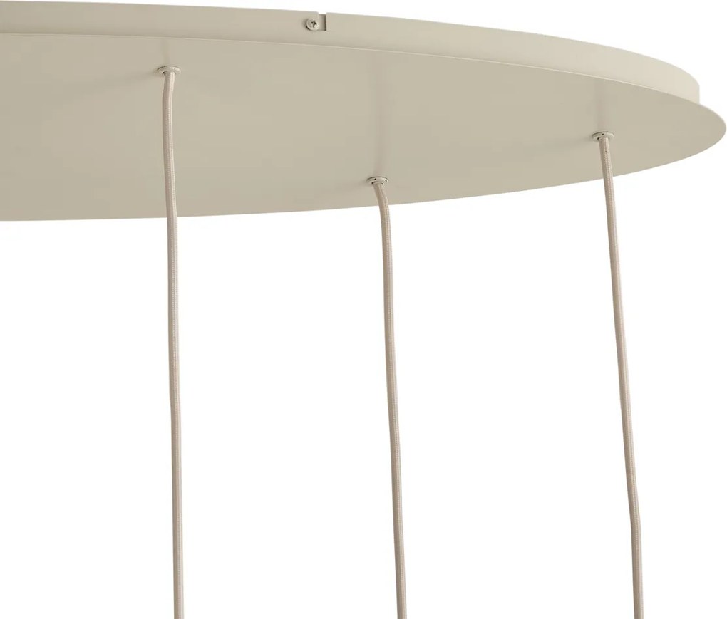 Lampada a Sospensione Japandi Beige 7 Luci - Pluni Tuba