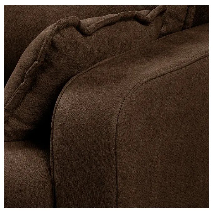 Divano marrone scuro 193 cm Beata - Ropez