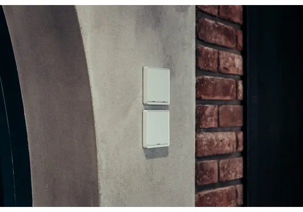 Immax NEO 07507C - SET 3x Interruttore 2-bottoni SMART 3xCR2430 Zigbee 3.0 Tuya