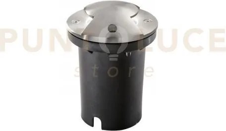 Faro carrabile a incasso hummer acciaio 1 luce attacco gu10 2 fasci...