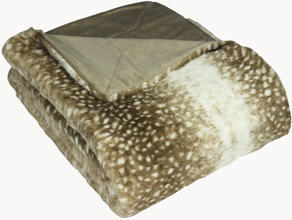 Coperta in ecopelliccia Fawn