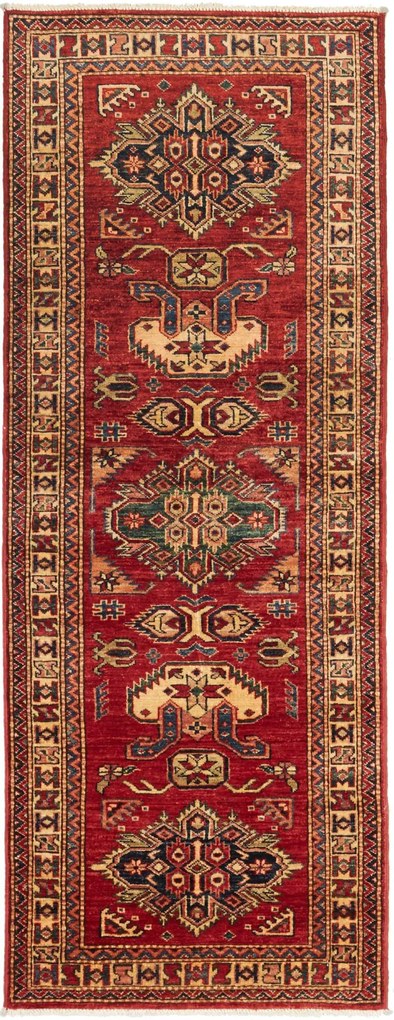 Kazak Tappeto orientale 200x80 (Pakistan) Annodato A Mano