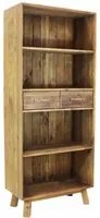 Libreria in Pino riciclato cm 80x40x190 - PINE