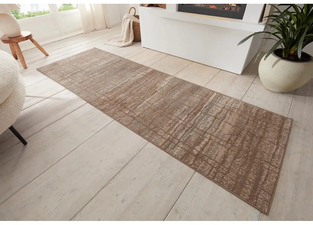 Passatoia marrone/beige 80x200 cm Terrain – Hanse Home