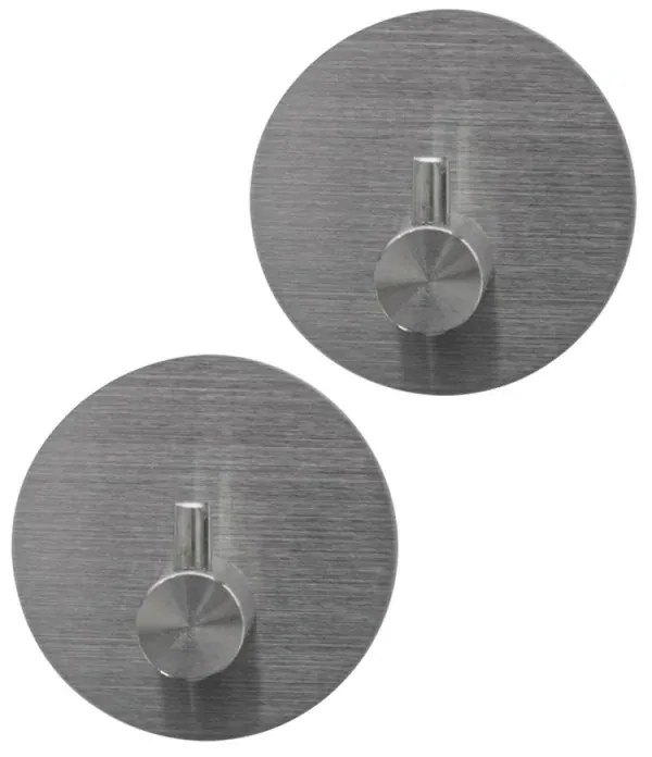 Appendini portasciugamani in acciaio satinato Metal