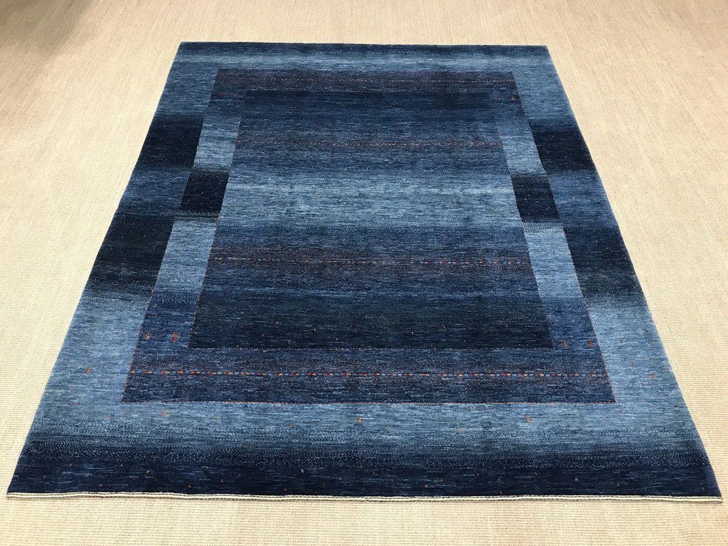 Loribaft Tappeto 210 x 250 Blu (Iran) Annodato A Mano