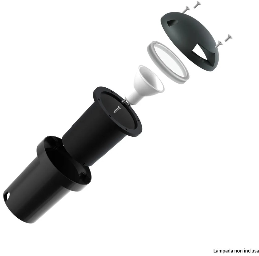 Faretto Calpestabile GU10 Bidirezionale - Doppio pressacavo