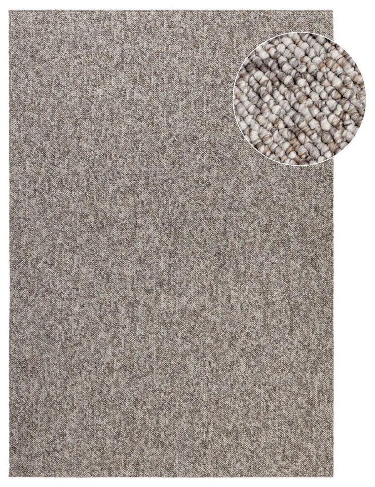 Tappeto grigio lavabile 80x150 cm Rocco Taupe – Elle Decoration
