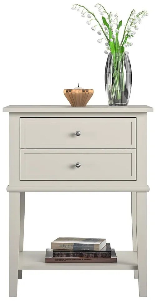 Comodino grigio chiaro Franklin - Støraa