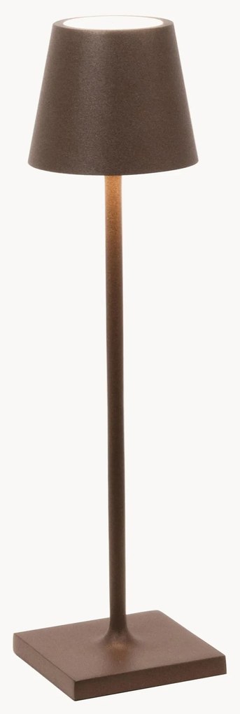 Lampada da tavolo portatile a LED con luce regolabile Poldina