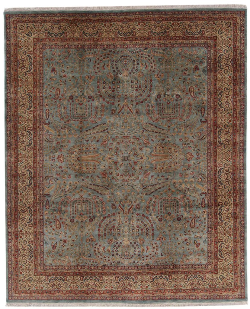Tabriz Tappeto 250 x 300 (Indian) Annodato A Mano