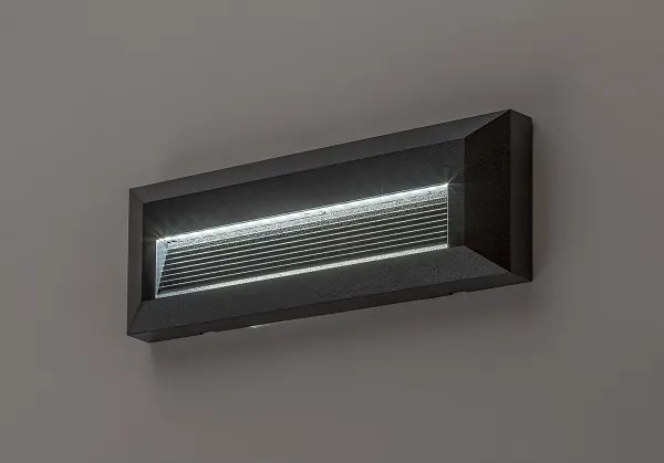 Rabalux 77189 - Applique da parete per esterni KAVALA LED/6W/230V IP65 nero