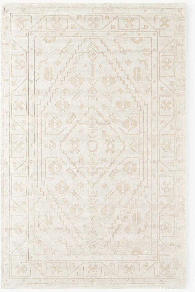 Tappeto in viscosa tessuto a mano Shaila