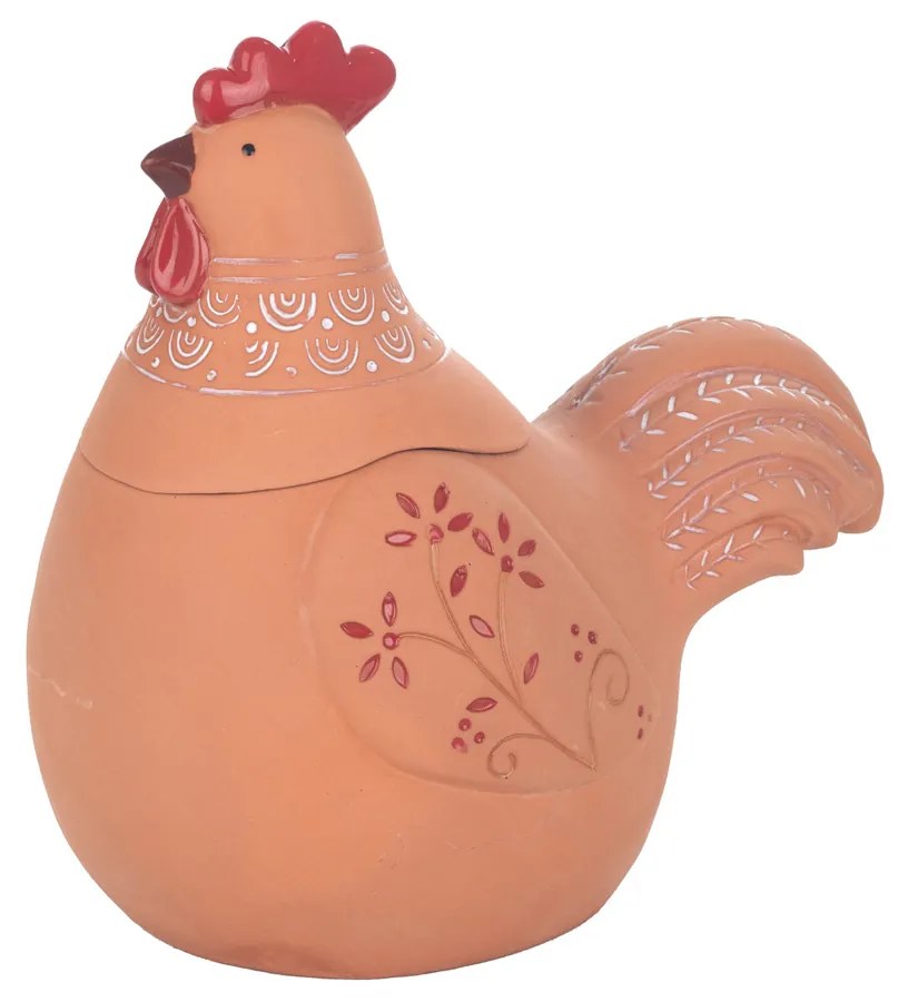 Gallo decorazione in ceramica 25,5x25x17,2 cm