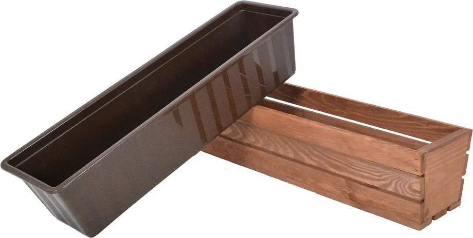 Fioriera in legno 61 cm Modern – Rojaplast