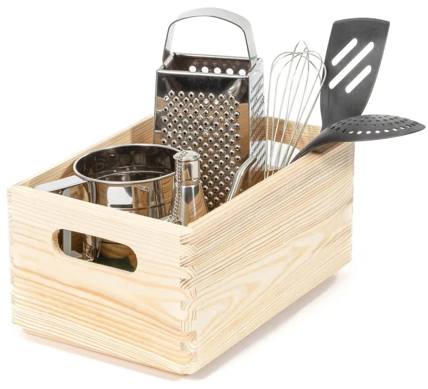 Scatola in legno di pino Custom, 30 x 20 x 14 cm - Compactor