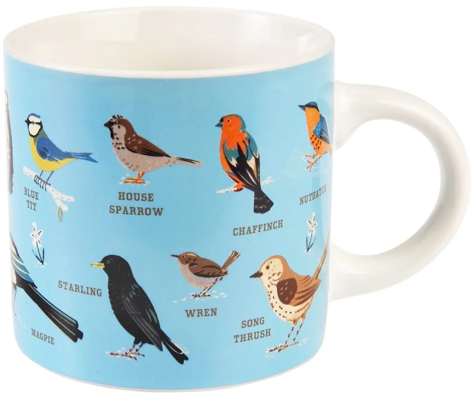Tazza blu/color crema in ceramica 350 ml Garden Birds – Rex London