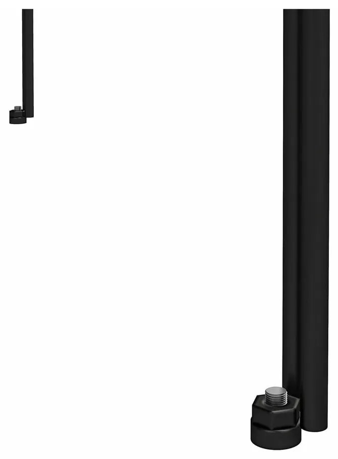 Libreria nera in rovere 79x117 cm Wainwright - Støraa