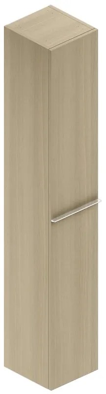 Colonna per mobile bagno Linea 1 anta P 30 x L 30 x H 180 cm rovere natura truciolare